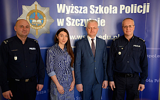 Wyższa Szkoła Policji nawiąże współpracę z ukraińskim Uniwersytetem? W Szczytnie gościł Andrii Fomenko